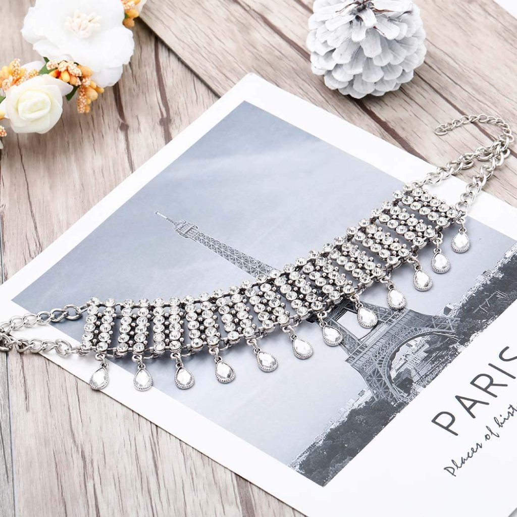Rhinestone Necklaces Fashion Jewelry